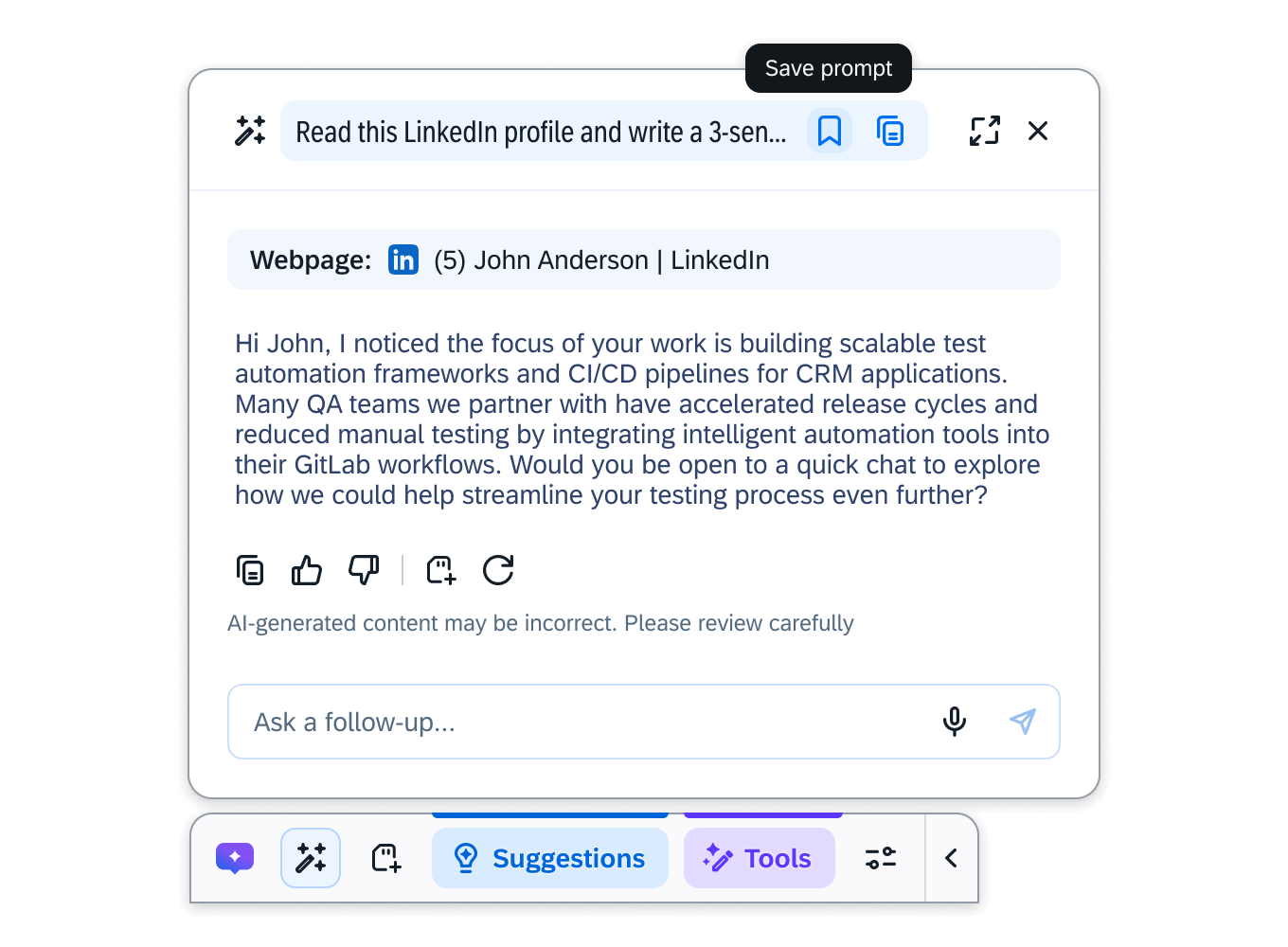 Make every click count