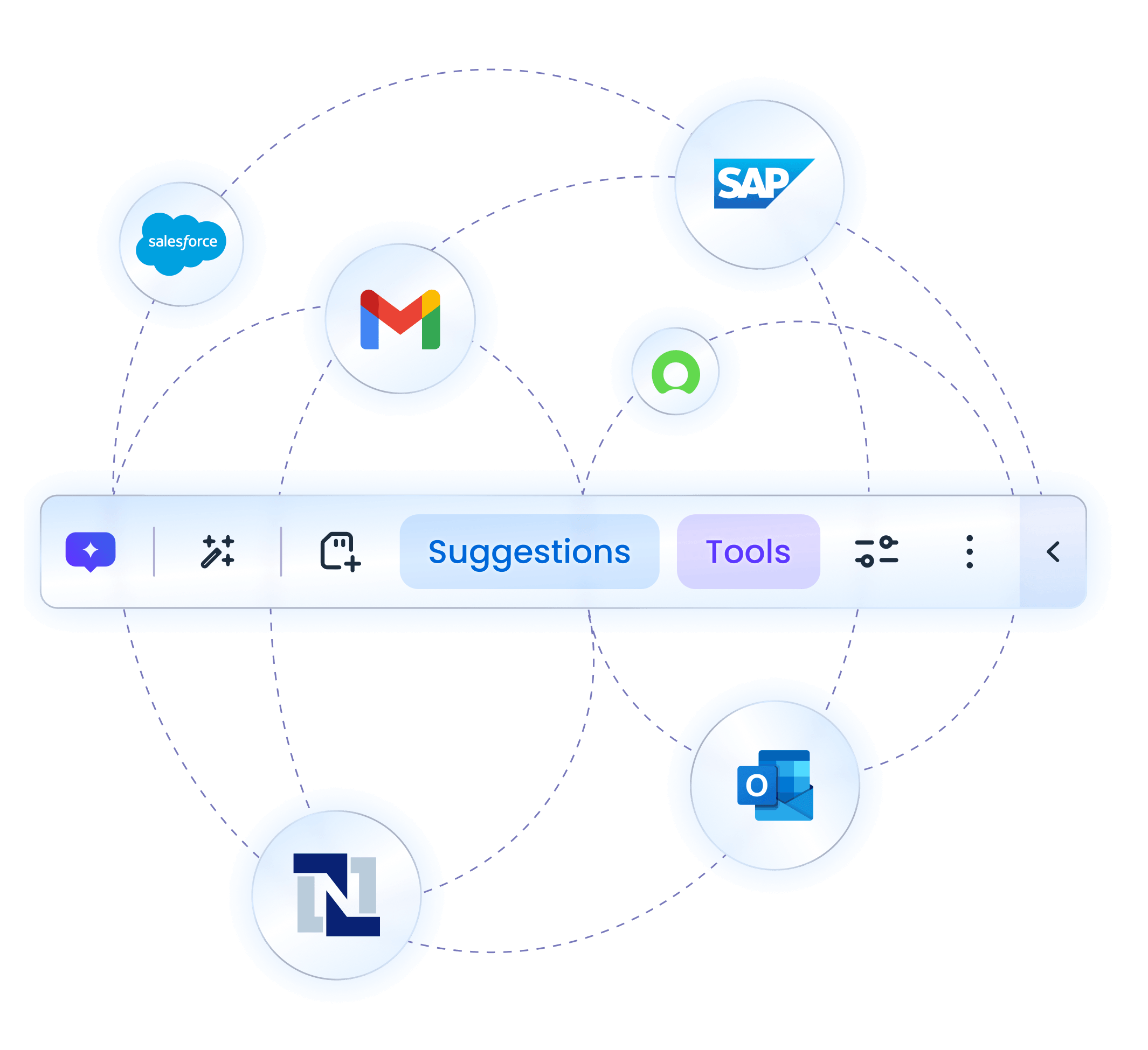 Acts across every app