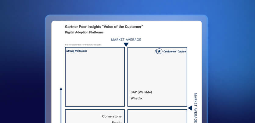 2026 Gartner® Voice of the Customer for Digital Adoption Platforms