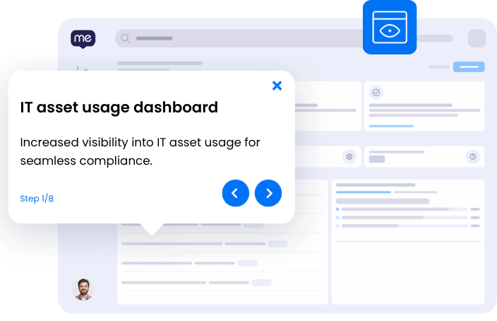 IT asset usage dashboard