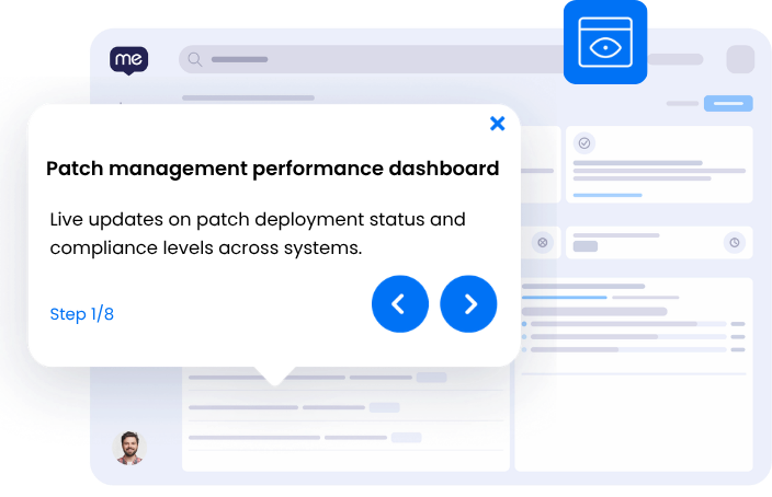 Patch management performance dashboard