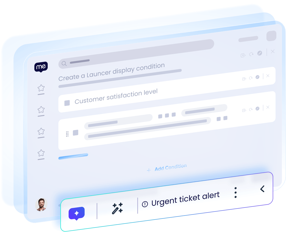 AI表示条件 - プロアクティブな支援を表示するタイミングを決定します。厳格なルール記述は不要です。